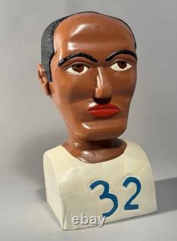 Oj Simpson Buffalo Bills Football Folk Art Carved Bust