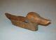 Old Antique Vtg 19th C 1800s Small Folk Art Carved Wooden Duck Or Bird Figure