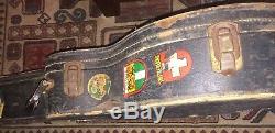 Old Harmony Sovereign Folk Art Pegasus Carved Top Guitar with Beat Lifton Case