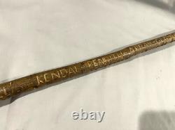 Old Irish Shillelagh Style Carved Folk Art Walking Stick Cane