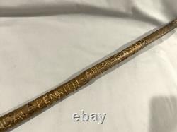 Old Irish Shillelagh Style Carved Folk Art Walking Stick Cane