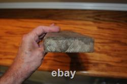 Original Antique Early Folk Art Carved Wood Candy Mold (Bird) Primitive Heavy
