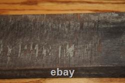 Original Antique Early Folk Art Carved Wood Candy Mold (Bird) Primitive Heavy