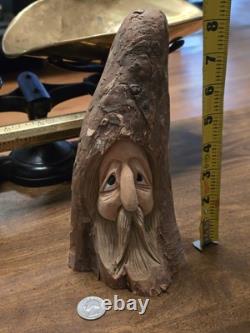 Original Signed Early Bob Evens Knobbits Carving 1982 Folk Art Masterpiece Rare