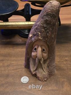 Original Signed Early Bob Evens Knobbits Carving 1982 Folk Art Masterpiece Rare