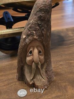 Original Signed Early Bob Evens Knobbits Carving 1982 Folk Art Masterpiece Rare