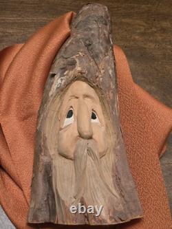 Original Signed Early Bob Evens Knobbits Carving 1982 Folk Art Masterpiece Rare