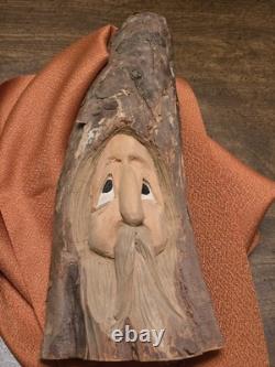 Original Signed Early Bob Evens Knobbits Carving 1982 Folk Art Masterpiece Rare