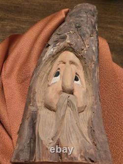Original Signed Early Bob Evens Knobbits Carving 1982 Folk Art Masterpiece Rare