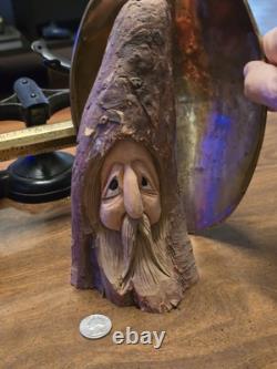 Original Signed Early Bob Evens Knobbits Carving 1982 Folk Art Masterpiece Rare