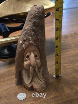 Original Signed Early Bob Evens Knobbits Carving 1982 Folk Art Masterpiece Rare