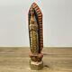Our Lady Of Guadalupe Hand Carved Folk Art Sculpture Vintage