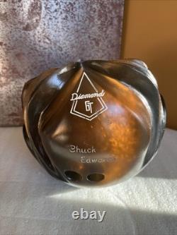 Outsider Art-Carved Bowling Ball Sculpture Face- Allen Christian House Of Balls