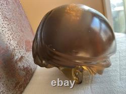 Outsider Art-Carved Bowling Ball Sculpture Face- Allen Christian House Of Balls