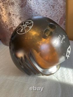 Outsider Art-Carved Bowling Ball Sculpture Face- Allen Christian House Of Balls