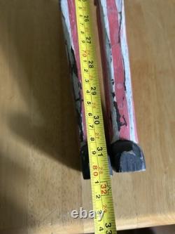 Painted Uncle Sam 32 Wood Folk Art Articulated Joints Primitive 4th Of July
