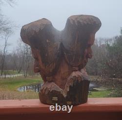 Peter Toth Original Wood Carved Sculpture Statue Sculptor Of Whispering Giants