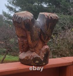 Peter Toth Original Wood Carved Sculpture Statue Sculptor Of Whispering Giants