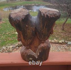 Peter Toth Original Wood Carved Sculpture Statue Sculptor Of Whispering Giants