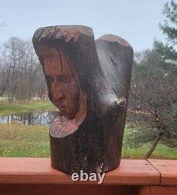 Peter Toth Original Wood Carved Sculpture Statue Sculptor Of Whispering Giants