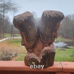 Peter Toth Original Wood Carved Sculpture Statue Sculptor Of Whispering Giants