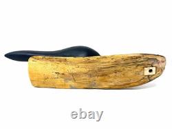 Pileated Woodpecker Folk Art Wood Carving Signed by Jim Slack