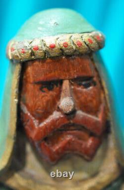 Puerto Rico Art 1984 wood carving Three Kings -Tres Reyes Magos Santos de Palo