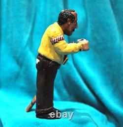 Puerto Rico Art vintage wood carving talla madera El Primer Cafe -Neftale Negron