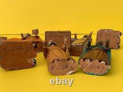 Puerto Rico Folk Art Domingo Orta Jr. Hand Carved Wood Nativity Set