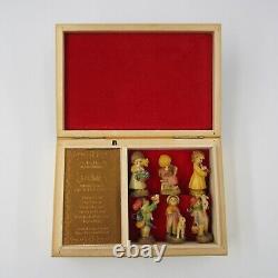 Rare Anri Miniature Treasure Chest Music Box Signed on Bottom by Ferrandiz