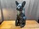 Rare September Woods Don Freedman Dog/cat Hand Carved/painted Folk Art Sculpture