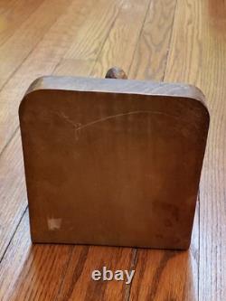 Rare Wood Folk Art Hand Carved Shoemaker by Andre Bourgault Signed