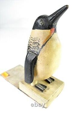 Rare set of Charles Hart Emperor Penguin Bookends circa 1930s