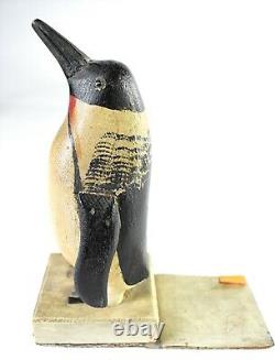 Rare set of Charles Hart Emperor Penguin Bookends circa 1930s