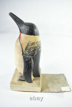 Rare set of Charles Hart Emperor Penguin Bookends circa 1930s