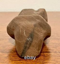 Redwood Monk Carving Oscar W. Johnston Smith River CA Labeled Folk Art Redwood Monk Carving Oscar W. Johnston Smith River CA Labeled Folk Art