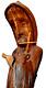 Ricardo Salazar Taos New Mexico Carved Wood Religious Folk Art Table Sculpture