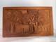 Rupert Kreider Wood Carving Plaque Folk Art Rare One Of A Kind R. Kreider
