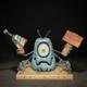 Shrum Ray-gun Alien Whimsical Wood Carving Wood Art Folk Art
