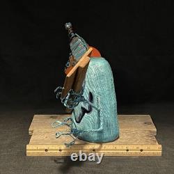 SHRUM Ray-gun Alien Whimsical Wood Carving Wood Art Folk Art