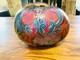 Stunning Detailed Folk Art Carved Gourd Hand Painted Artist Signed S. Mock'o4