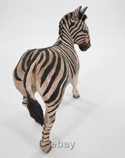 S. Arthur Shoemaker Wood Hand Carved 5.5 Zebra'93 Carving Folk Art Lancaster