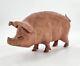 S. Arthur Shoemaker Wood Hand Carved 6.5 Pig Hog'90 Carving Folk Art Lancaster