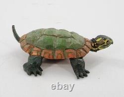 S. Arthur Shoemaker Wood Hand Carved Turtle 1992 Carving Folk Art Lancaster