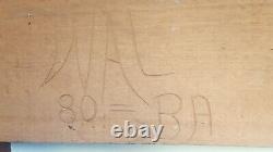 Salvador Bahia Brazil Folk Art Relief Houses Carved Painted Wood Signed WAL 80