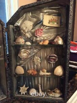 Seashell Folk Art Diorama, Very Large