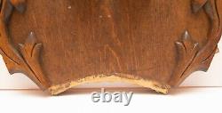 See Update! Vintage American Folk Art Freemason Masonic Relief Wood Sculpture