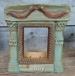 Set of 5 Antique Folk Art Hand Carved Frames Tramp Art Vintage Rare OOAK Set