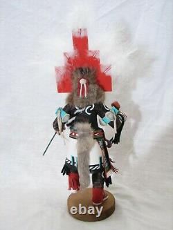 Signed Hand Carved Hopi Hemis Kachina Doll Native American Folk Art