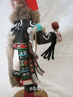 Signed Hand Carved Hopi Hemis Kachina Doll Native American Folk Art